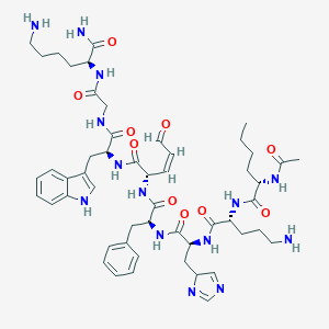 molecular formula C52H72N14O10 B049421 alpha-Msh-anog amide CAS No. 116375-28-1