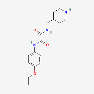 molecular formula C16H23N3O3 B4942159 N-(4-ethoxyphenyl)-N'-(4-piperidinylmethyl)ethanediamide 