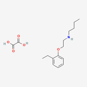 molecular formula C16H25NO5 B4942259 N-[2-(2-ethylphenoxy)ethyl]-1-butanamine oxalate 