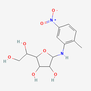 molecular formula C13H18N2O7 B4942340 N-(2-methyl-5-nitrophenyl)-beta-L-idofuranosylamine 