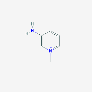 molecular formula C6H9N2+ B494235 3-Amino-1-methylpyridinium 