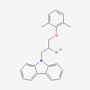 molecular formula C23H23NO2 B4942405 1-(9H-carbazol-9-yl)-3-(2,6-dimethylphenoxy)-2-propanol 