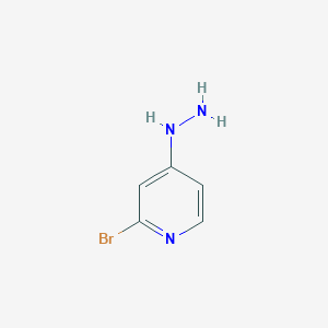 molecular formula C5H6BrN3 B494241 2-Bromo-4-hydrazinylpyridine CAS No. 923547-35-7