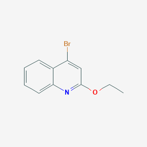 molecular formula C11H10BrNO B494244 2-Ethoxy-4-bromoquinoline 