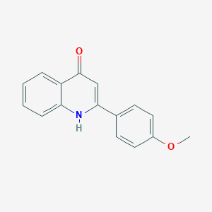 molecular formula C16H13NO2 B494257 2-(4-Methoxyphenyl)-4-quinolinol CAS No. 3813-92-1