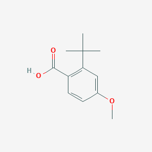 molecular formula C12H16O3 B494274 2-Tert-butyl-4-methoxybenzoic acid 