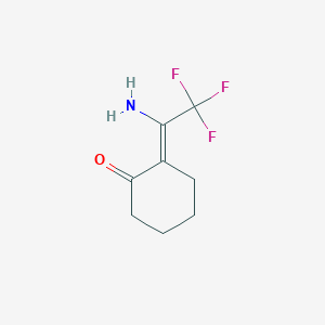 2-(1-amino-2,2,2-trifluoroethylidene)cyclohexanone