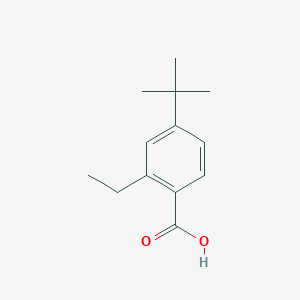 molecular formula C13H18O2 B494275 4-Tert-butyl-2-ethylbenzoic acid 