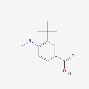 molecular formula C13H19NO2 B494276 3-Tert-butyl-4-(dimethylamino)benzoic acid 