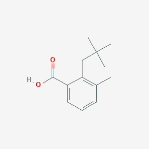 molecular formula C13H18O2 B494278 3-Methyl-2-neopentylbenzoic acid 