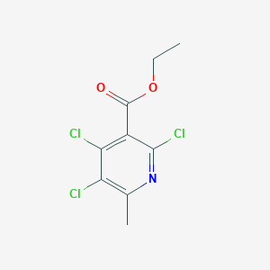 molecular formula C9H8Cl3NO2 B494293 Ethyl 2,4,5-trichloro-6-methylpyridine-3-carboxylate 