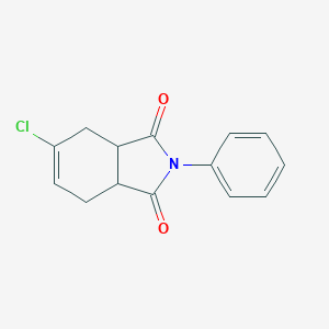 molecular formula C14H12ClNO2 B494296 5-chloro-2-phenyl-3a,4,7,7a-tetrahydro-1H-isoindole-1,3(2H)-dione CAS No. 22931-37-9