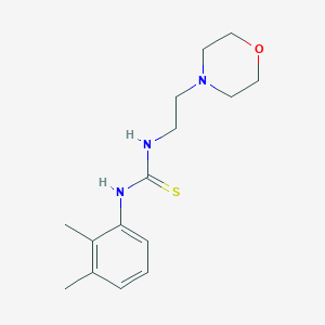 molecular formula C15H23N3OS B494298 1-(2,3-Dimethylphenyl)-3-[2-(morpholin-4-yl)ethyl]thiourea 