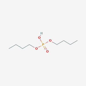 molecular formula (CH3(CH2)3)2HPO4<br>C8H19PO4<br>C8H19O4P B049430 Dibutylphosphate CAS No. 107-66-4