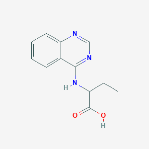 molecular formula C12H13N3O2 B494305 2-(Quinazolin-4-ylamino)butanoic acid CAS No. 55040-13-6