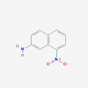 molecular formula C10H8N2O2 B494308 8-nitronaphthalen-2-amine CAS No. 607-38-5