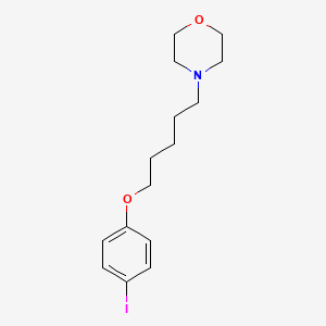 4-[5-(4-iodophenoxy)pentyl]morpholine
