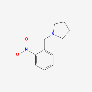 molecular formula C11H14N2O2 B4943213 1-(2-硝基苄基)吡咯烷 CAS No. 55581-63-0