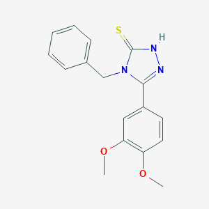 4-benzyl-5-(3,4-dimethoxyphenyl)-4H-1,2,4-triazole-3-thiol