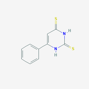 molecular formula C10H8N2S2 B494338 6-phenyl-1H-pyrimidine-2,4-dithione CAS No. 64247-58-1