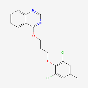 molecular formula C18H16Cl2N2O2 B4943461 4-[3-(2,6-dichloro-4-methylphenoxy)propoxy]quinazoline 