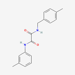 molecular formula C17H18N2O2 B4943479 N-(4-methylbenzyl)-N'-(3-methylphenyl)ethanediamide 
