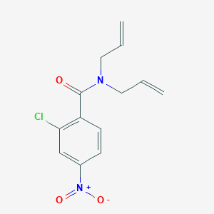 molecular formula C13H13ClN2O3 B494352 N,N-Diallyl-2-chloro-4-nitro-benzamide 