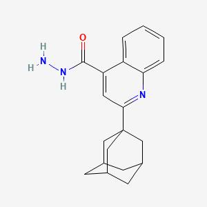 molecular formula C20H23N3O B4943581 2-(1-adamantyl)-4-quinolinecarbohydrazide 