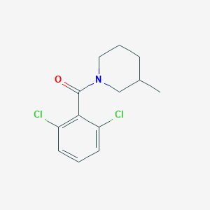 molecular formula C13H15Cl2NO B494370 1-(2,6-Dichlorobenzoyl)-3-methylpiperidine 