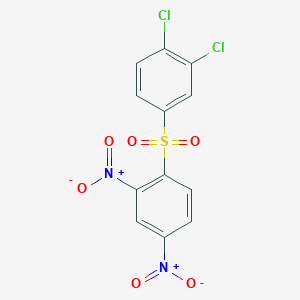 molecular formula C12H6Cl2N2O6S B4943903 1,2-dichloro-4-[(2,4-dinitrophenyl)sulfonyl]benzene 