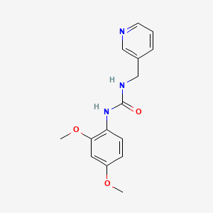molecular formula C15H17N3O3 B4944006 N-(2,4-dimethoxyphenyl)-N'-(3-pyridinylmethyl)urea 