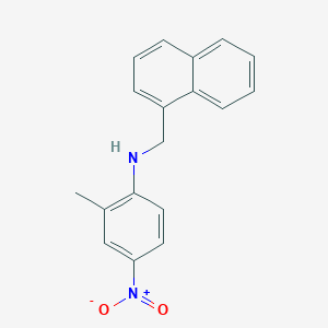 molecular formula C18H16N2O2 B4944117 (2-methyl-4-nitrophenyl)(1-naphthylmethyl)amine CAS No. 201157-17-7