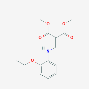 molecular formula C16H21NO5 B4944191 diethyl {[(2-ethoxyphenyl)amino]methylene}malonate 