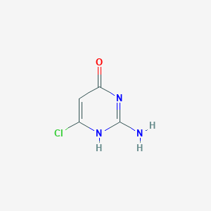 molecular formula C4H4ClN3O B049442 2-Amino-6-chloro-4-pyrimidinol CAS No. 1194-21-4