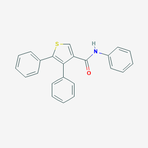 molecular formula C23H17NOS B494424 N,4,5-triphenyl-3-thiophenecarboxamide 