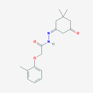 N'-(3,3-dimethyl-5-oxocyclohexylidene)-2-(2-methylphenoxy)acetohydrazide