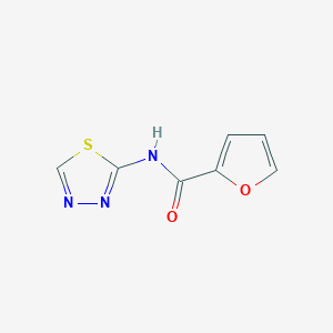 molecular formula C7H5N3O2S B494428 N-(1,3,4-thiadiazol-2-yl)furan-2-carboxamide 