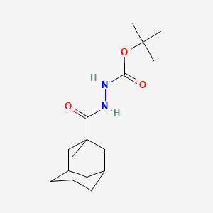 tert-butyl 2-(1-adamantylcarbonyl)hydrazinecarboxylate