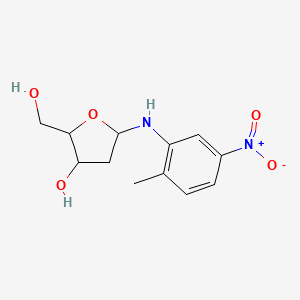 2-deoxy-N-(2-methyl-5-nitrophenyl)-alpha-D-erythro-pentofuranosylamine