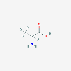 molecular formula C3H7NO2 B049448 DL-Alanine-2,3,3,3-d4 CAS No. 53795-92-9