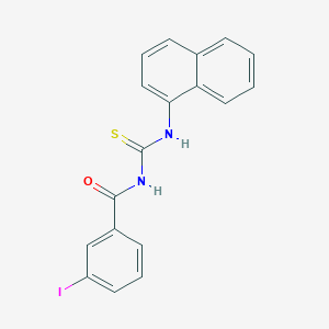 3-iodo-N-(naphthalen-1-ylcarbamothioyl)benzamide