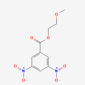 molecular formula C10H10N2O7 B4944945 2-methoxyethyl 3,5-dinitrobenzoate 