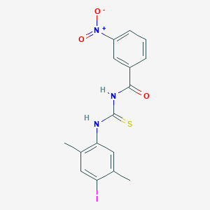 N-[(4-iodo-2,5-dimethylphenyl)carbamothioyl]-3-nitrobenzamide