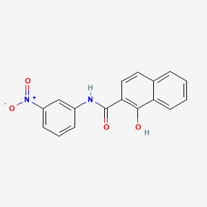 1-hydroxy-N-(3-nitrophenyl)-2-naphthamide