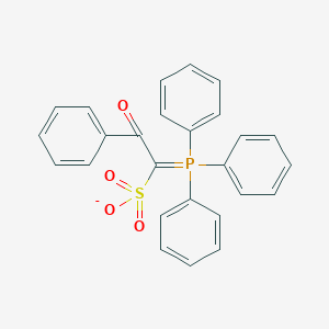 molecular formula C26H20O4PS- B494511 2-Oxo-2-phenyl-1-(triphenyl-lambda5-phosphanylidene)ethanesulfonate 