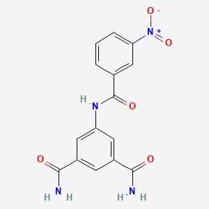 5-[(3-nitrobenzoyl)amino]isophthalamide