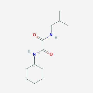 molecular formula C12H22N2O2 B4945193 N-cyclohexyl-N'-isobutylethanediamide CAS No. 5558-57-6