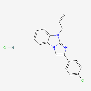 9-allyl-2-(4-chlorophenyl)-9H-imidazo[1,2-a]benzimidazole hydrochloride