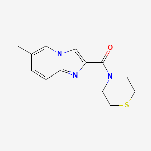 6-methyl-2-(4-thiomorpholinylcarbonyl)imidazo[1,2-a]pyridine trifluoroacetate