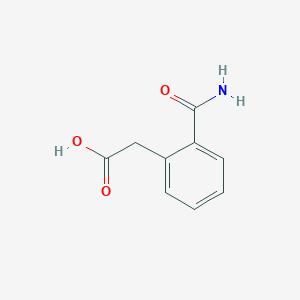 B494525 2-(2-Carbamoylphenyl)acetic acid CAS No. 23362-56-3